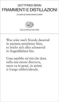 9788806167332 - Frammenti e distillazioni. Testo tedesco a fronte