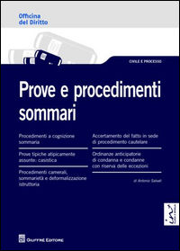 9788814164316 - Prove e procedimenti sommari