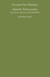9788822920935 - «Quando Natura parla». Una traccia dantesca nello Zibaldone