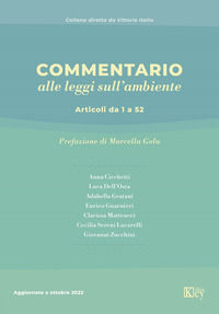 9788827911228 - Commentario alle leggi sull'ambiente. Articoli da 1 a 52