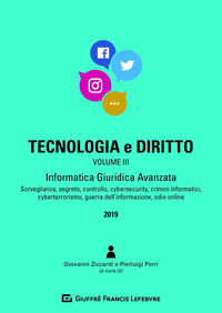 9788828813842 - Tecnologia e diritto. Vol. 3: Informatica giuridica avanzata