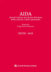 9788828819578 - Aida. Annali italiani del diritto d'autore, della cultura e dello spettacolo (2019). Vol. 28