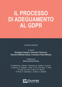 9788828831853 - Il processo di adeguamento al GDPR