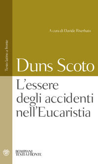 9788830100206 - L'essere degli accidenti nell'Eucaristia. Testo latino a fronte