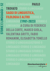 9788833596464 - Saggi di linguistica, filologia e altro. (1981-2023)