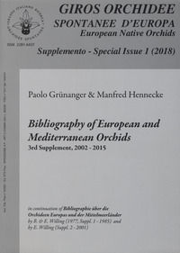 9788846753908 - Giros. Orchidee spontanee d'Europa. Supplemento (2018). Vol. 1: Bibliography of european and mediterranean orchids 3rd s