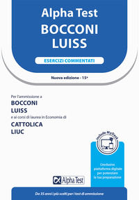 9788848325516 - Alpha Test Bocconi LUISS. Esercizi commentati. Con MyDesk