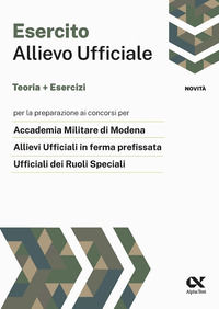 9788848327251 - Allievo ufficiale nell'esercito. Teoria ed esercizi