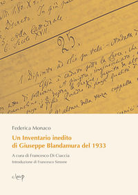 9788854957268 - Un Inventario inedito di Giuseppe Blandamura del 1933