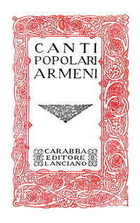 9788863446425 - Canti popolari armeni