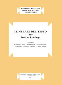 9788867058129 - Itinerari del testo. Per Stefano Pittaluga