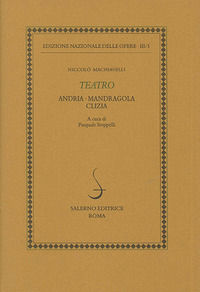 9788869731914 - Teatro: Andria-Mandragola-Clizia