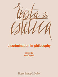 9788878855434 - Rivista di estetica (2017). Vol. 64: Discrimination in philosophy