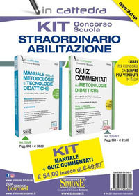 9788891424600 - Kit concorso scuola. Straordinario. Abilitazione. Con software di simulazione