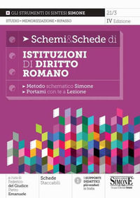 9788891430540 - Schemi & schede di istituzioni di diritto romano. Metodo schematico Simone