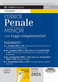 9788891437259 - Codice penale. Leggi complementari. Con aggiornamento online