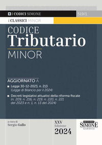 9788891438485 - Codice tributario. Ediz. minor