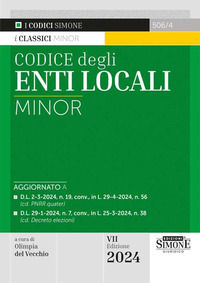 9788891439161 - Codice degli enti locali. Ediz. minor