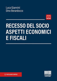 9788891666857 - Recesso del socio. Aspetti economici e fiscali