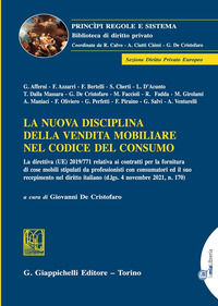 9788892143166 - La nuova disciplina della vendita mobiliare nel codice del consumo