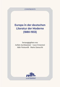 9788895868684 - Europa in der deutschen Literatur (1880-1993)