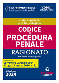 9791254706176 - Codice di procedura penale ragionato. Aggiornato al Decreto correttivo Cartabia