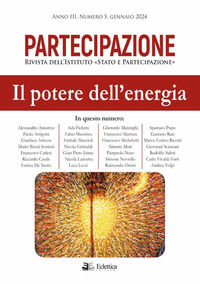 9791281106161 - Partecipazione. Rivista dell'Istituto «Stato e Partecipazione» (2024). Vol. 5: Il potere dell'energia