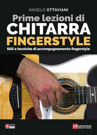 9791281535183 - Prime lezioni di chitarra fingerstyle. Stili e tecniche di accompagnamento fingerstyle. Con video online